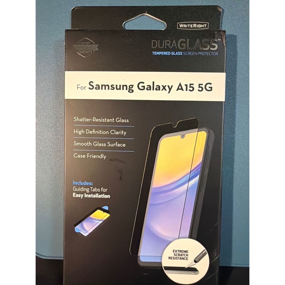 DuraGlass Tempered Glass Screen Protector for Samsung Galaxy A15 5G